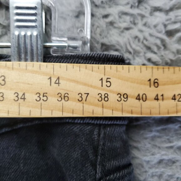 Old Navy Jeans Womens 10 Black OG Straight Smooth Pockets Stretch Denim - Picture 5 of 12